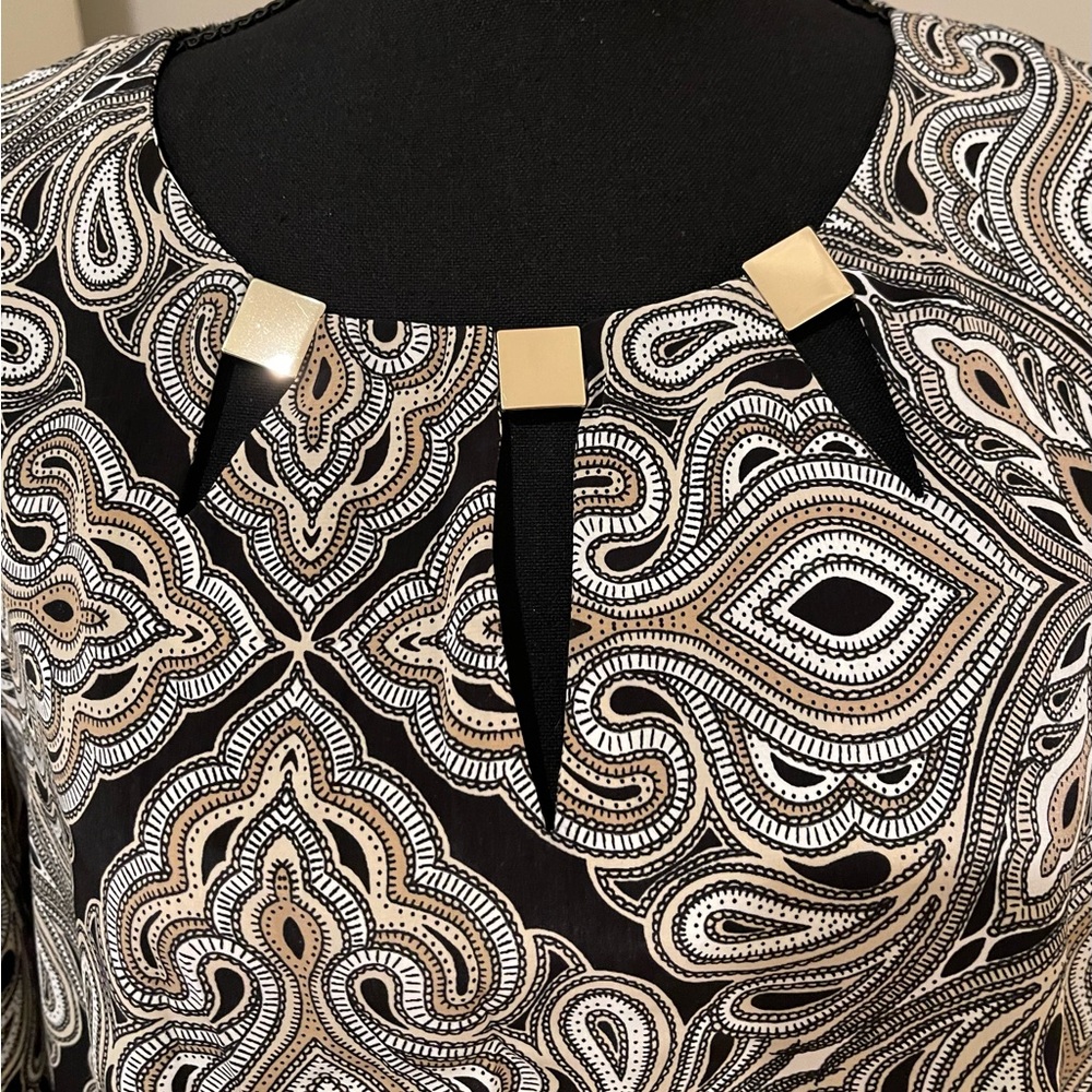 NWT Dana Bachman Blouse, Size M, 100% Polyester - Picture 2 of 6